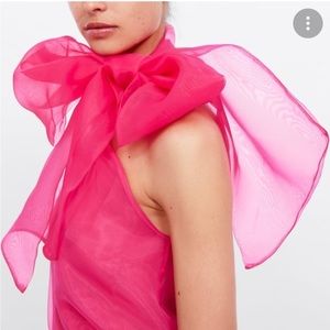 Eloquii Pink Tie Neck Top size 22.  Plus Size.